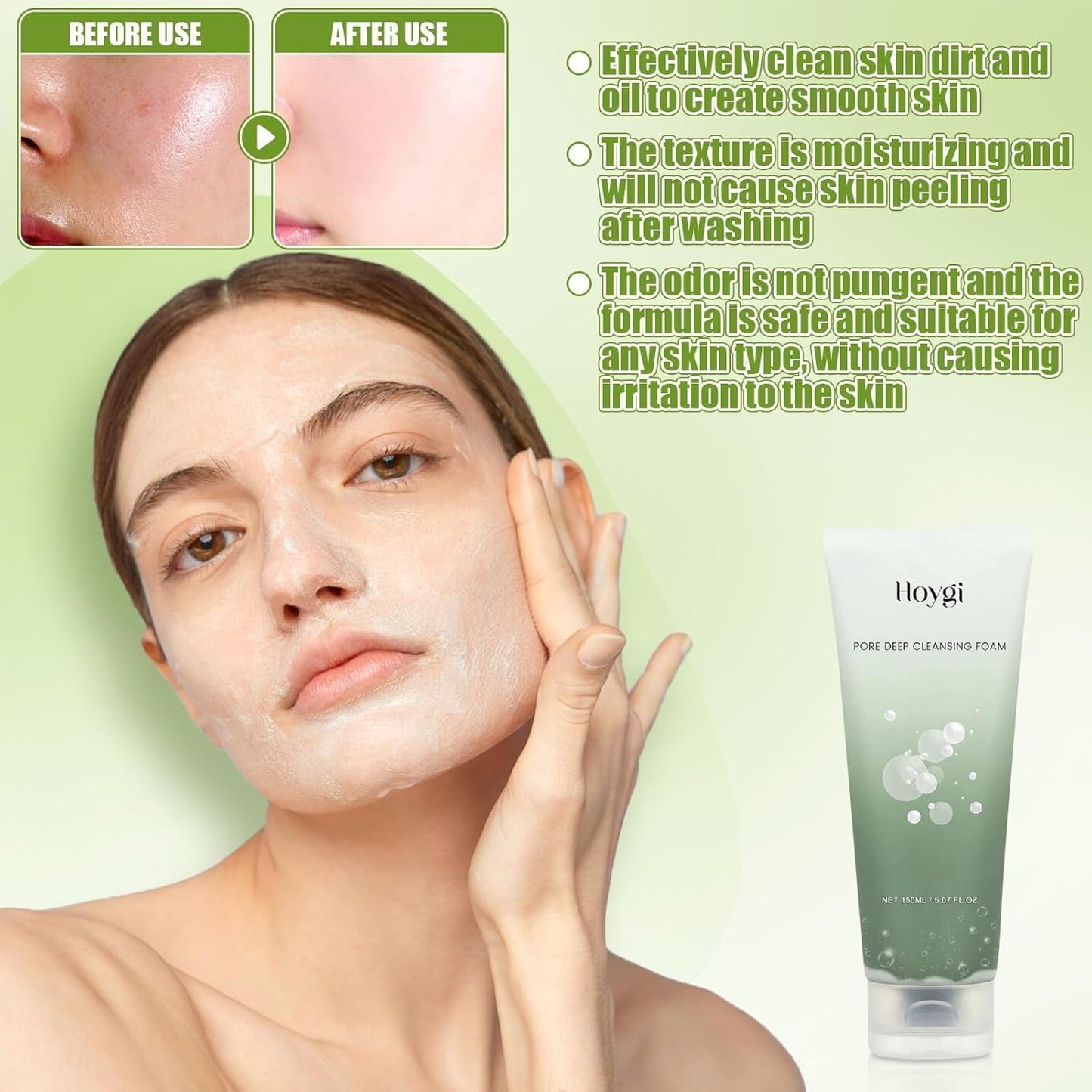 Mousse Nettoyante Visage Heartleaf 150 Ml, Tonique Apaisant Heartleaf 77% 100 Ml, Huile Nettoyante Pores 100 Ml, Nettoyant Visage Heartleaf À La Quercétine, Tonique Réducteur De Pores