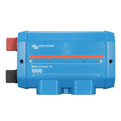 Lynx Power in Battery Connector - Modular M8 DC Bus Bar with 4 Connections for Batteries, Loads, or Chargers - Supports Cables up to 22Mm - Part of Lynx Distribution System