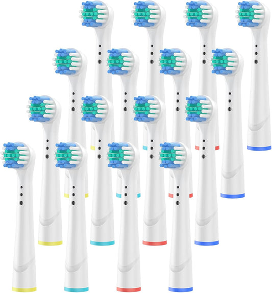 Testine Di Ricambio per Oral B，Testine per Spazzolino Di Ricambio Braun Oral B ，Pulizia Profonda ，Compatibile Ricambi Spazzolino Elettrico (W)